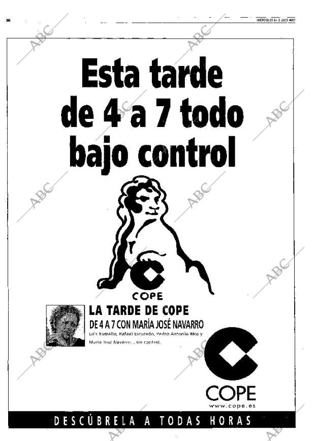 ABC MADRID 14-02-2001 página 36