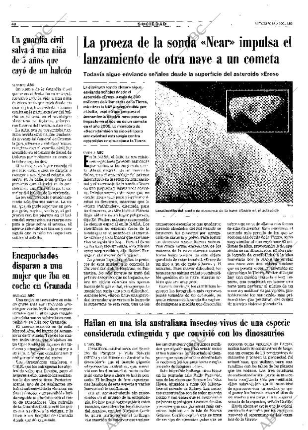 ABC MADRID 14-02-2001 página 40