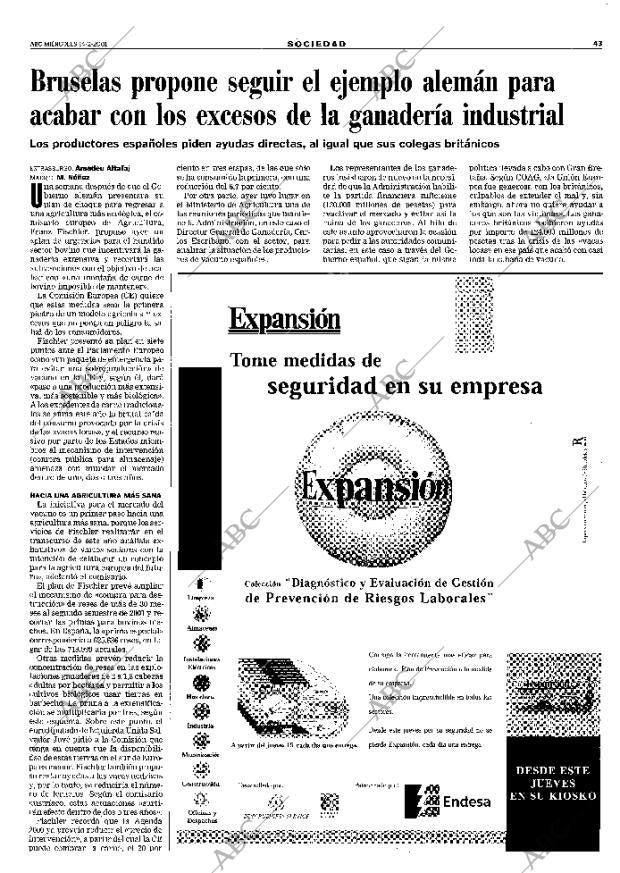 ABC MADRID 14-02-2001 página 43