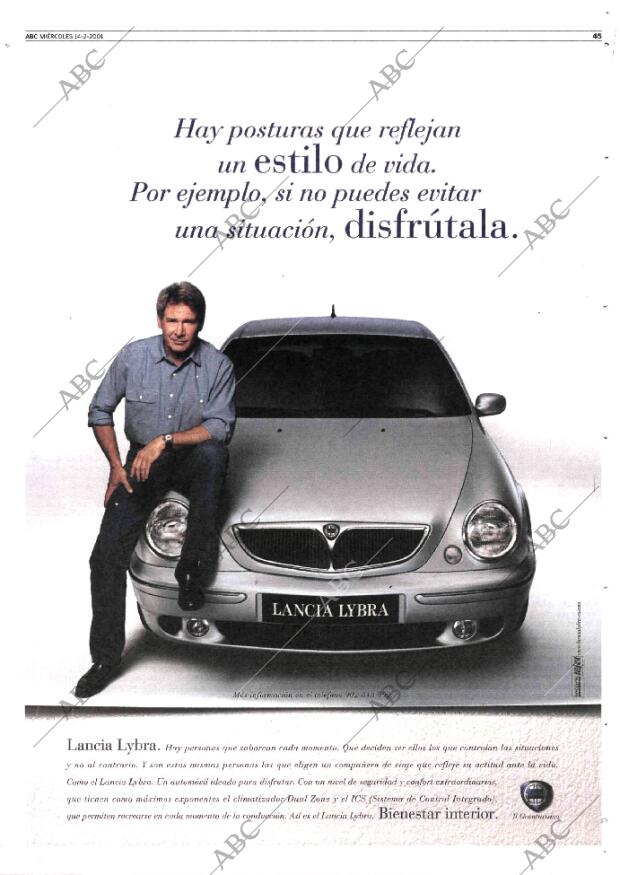 ABC MADRID 14-02-2001 página 45