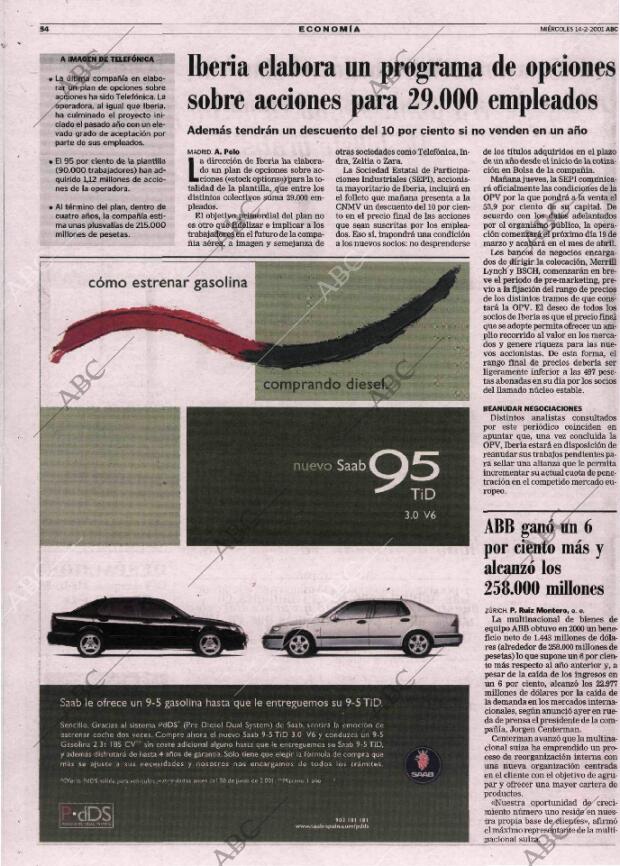 ABC MADRID 14-02-2001 página 54