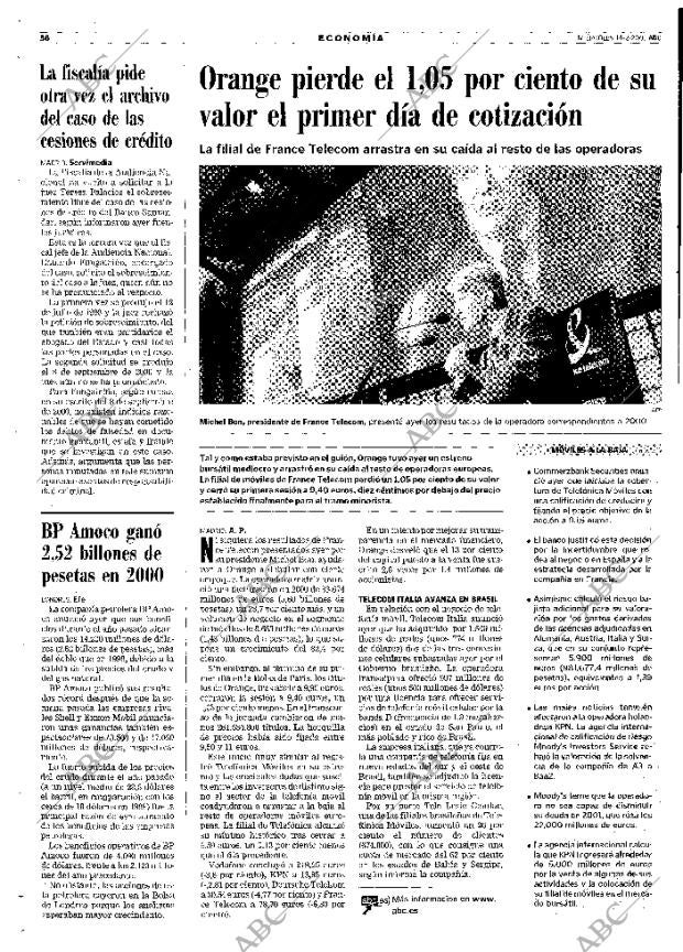 ABC MADRID 14-02-2001 página 56