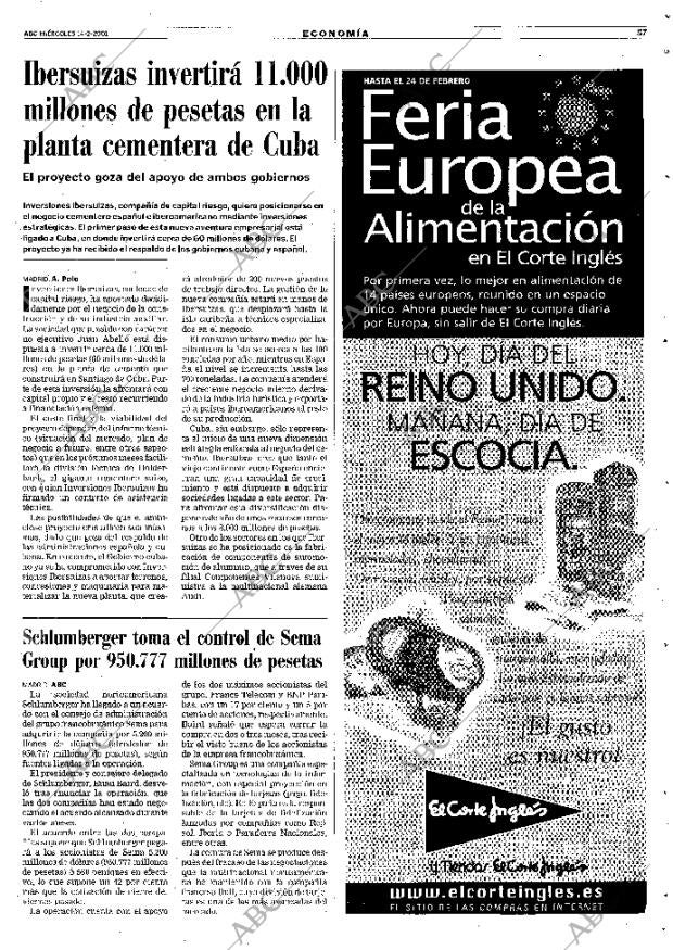 ABC MADRID 14-02-2001 página 57