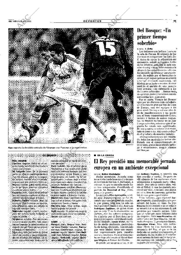 ABC MADRID 14-02-2001 página 65