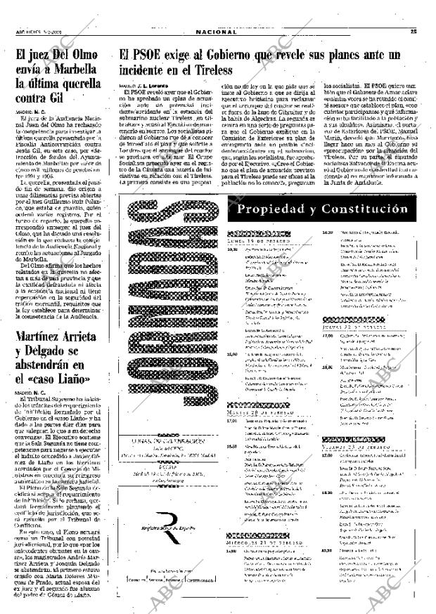 ABC SEVILLA 15-02-2001 página 25