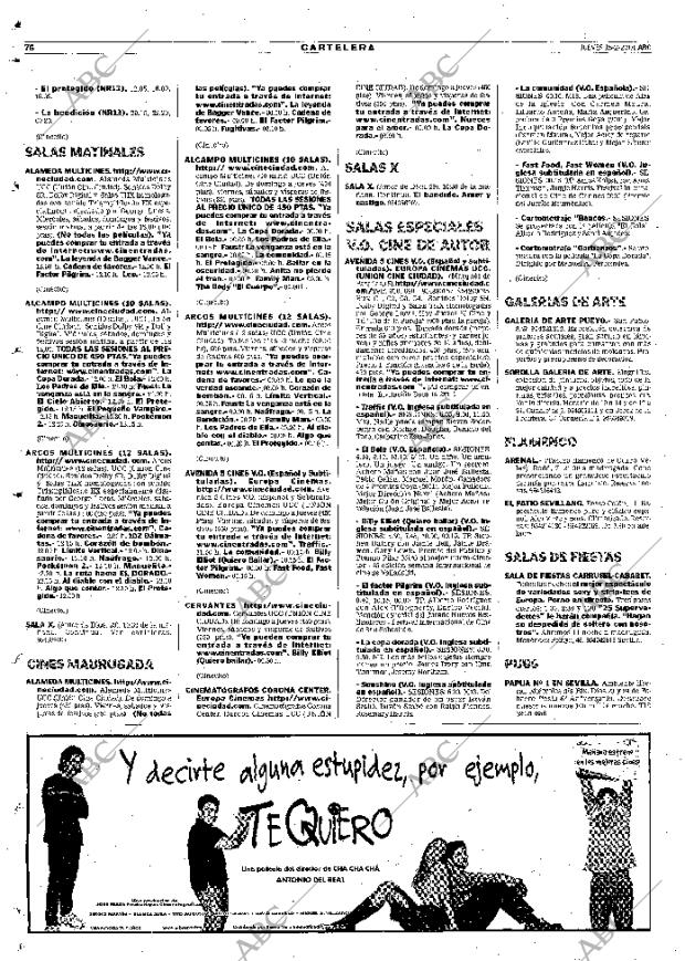 ABC SEVILLA 15-02-2001 página 76