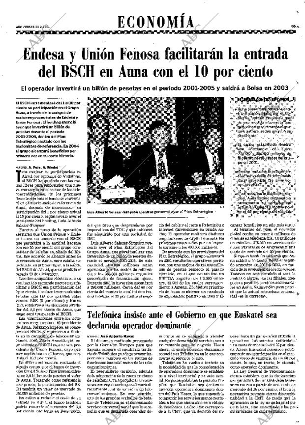 ABC SEVILLA 23-02-2001 página 65