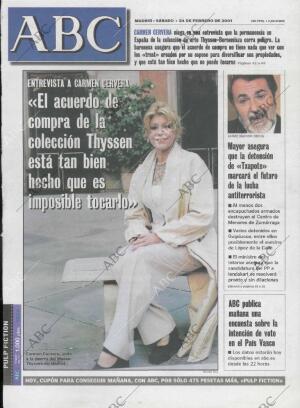 ABC MADRID 24-02-2001 página 1