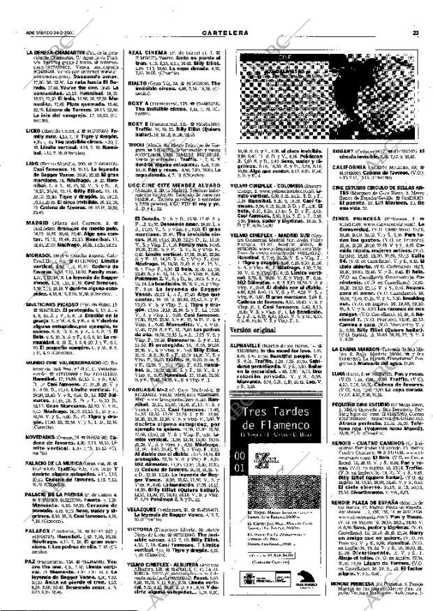 ABC MADRID 24-02-2001 página 107