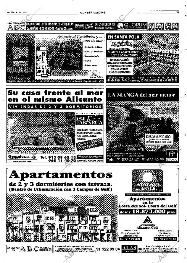 ABC MADRID 24-02-2001 página 121