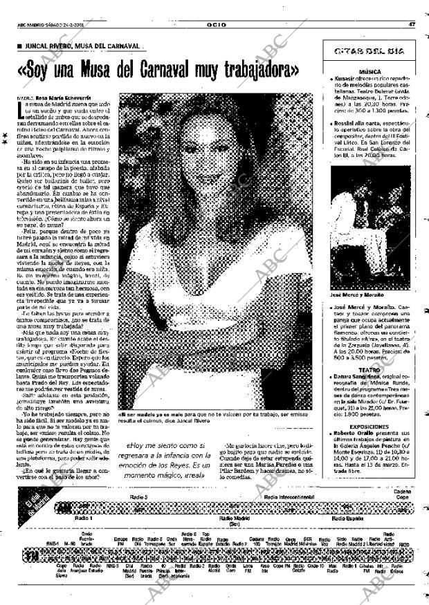 ABC MADRID 24-02-2001 página 131