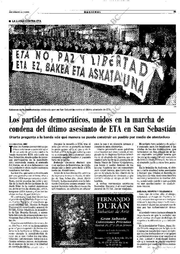 ABC MADRID 24-02-2001 página 19