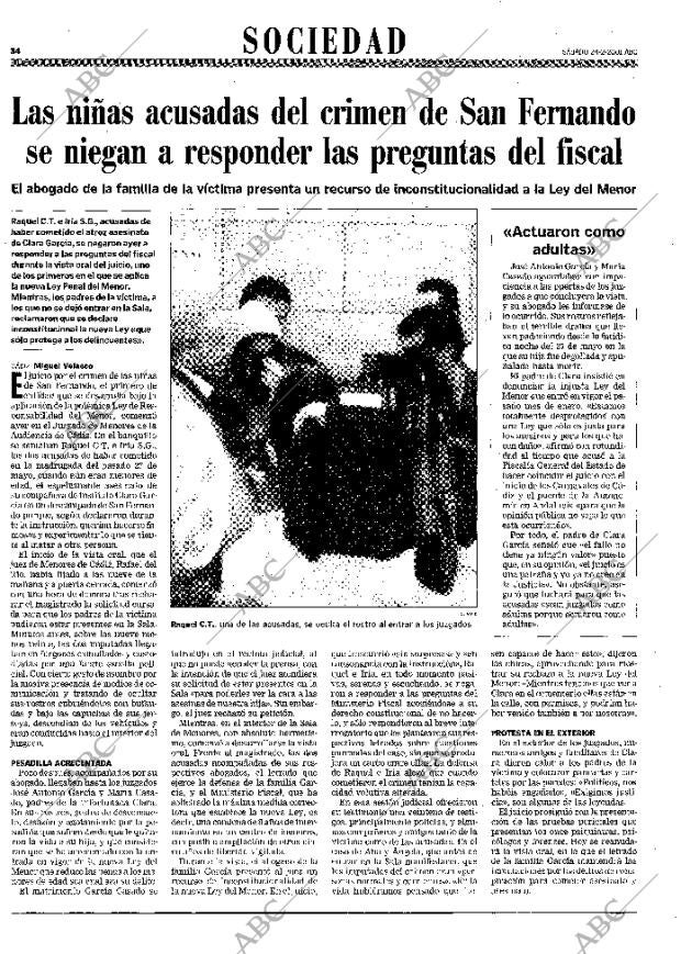 ABC MADRID 24-02-2001 página 34