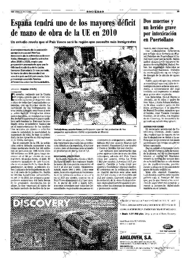ABC MADRID 24-02-2001 página 35