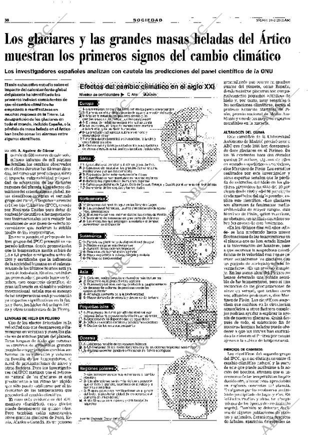 ABC MADRID 24-02-2001 página 38