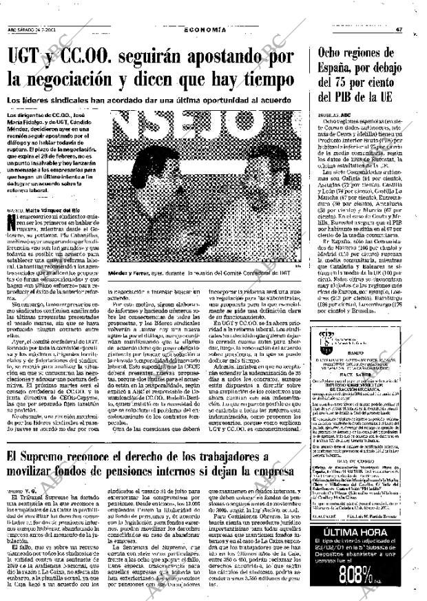 ABC MADRID 24-02-2001 página 47