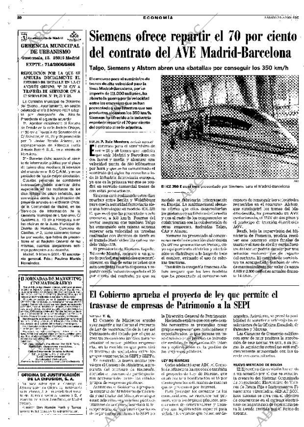 ABC MADRID 24-02-2001 página 50