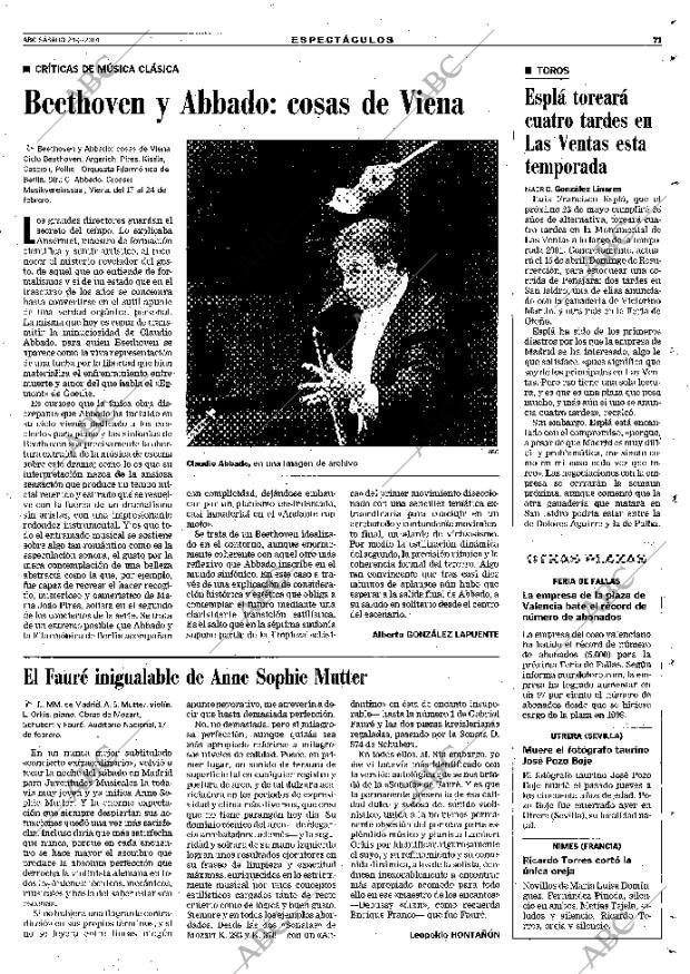ABC MADRID 24-02-2001 página 71