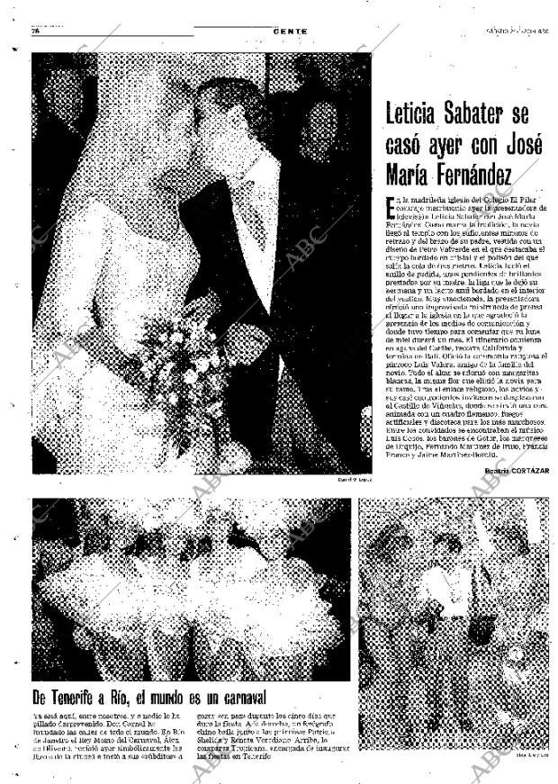 ABC MADRID 24-02-2001 página 76