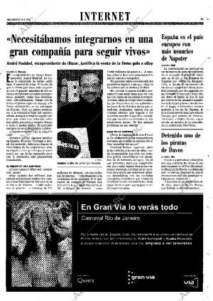 ABC MADRID 24-02-2001 página 77
