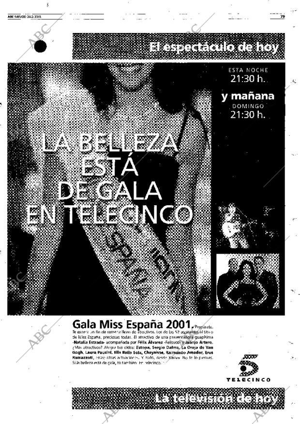 ABC MADRID 24-02-2001 página 79