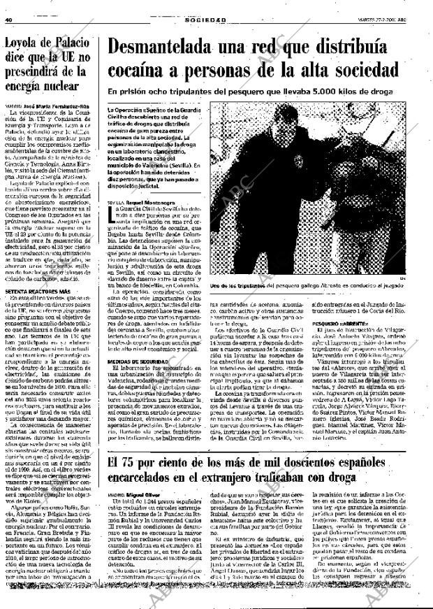 ABC MADRID 27-02-2001 página 40