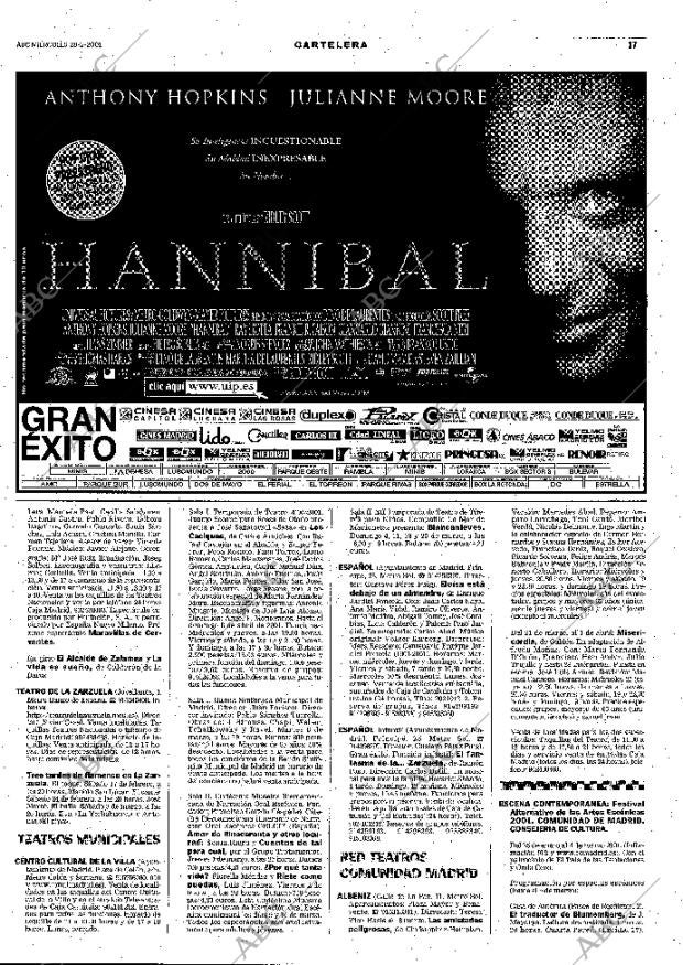 ABC MADRID 28-02-2001 página 105