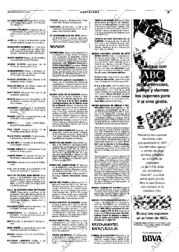 ABC MADRID 28-02-2001 página 107