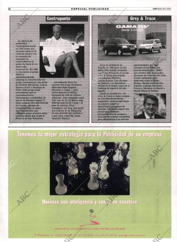 ABC MADRID 28-02-2001 página 140