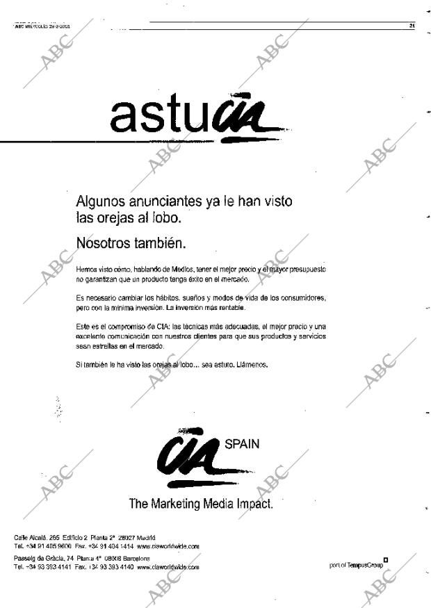 ABC MADRID 28-02-2001 página 149