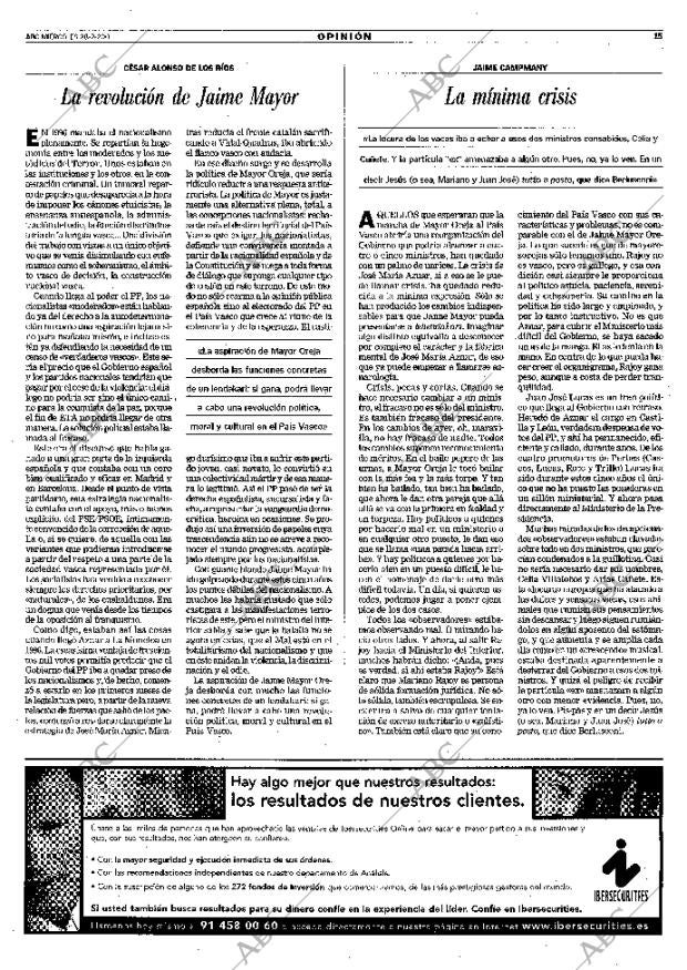 ABC MADRID 28-02-2001 página 15