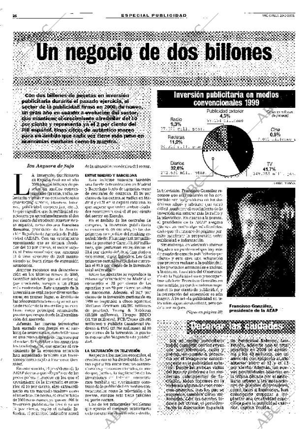 ABC MADRID 28-02-2001 página 154