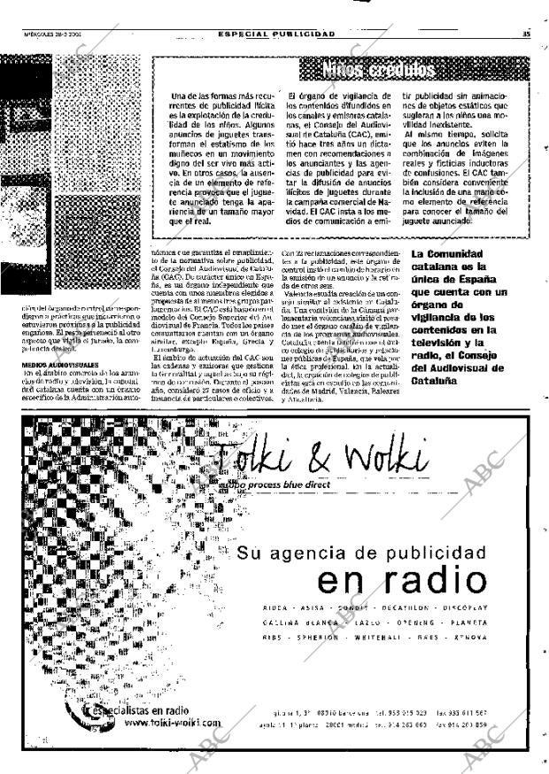 ABC MADRID 28-02-2001 página 163