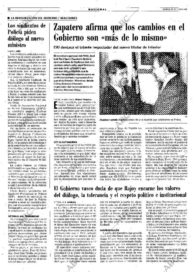 ABC MADRID 28-02-2001 página 22