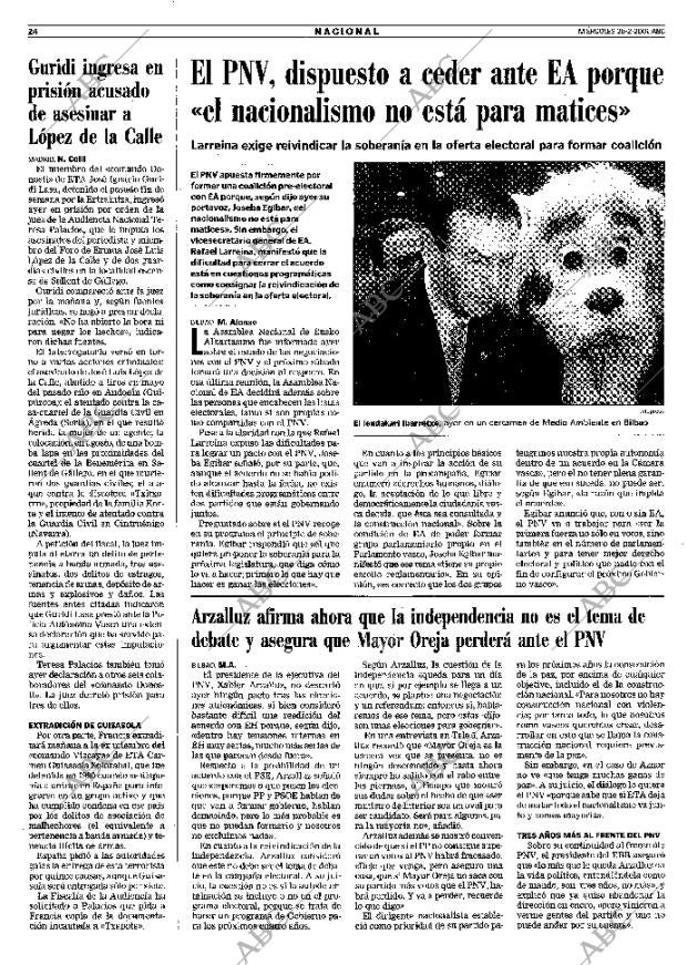 ABC MADRID 28-02-2001 página 24