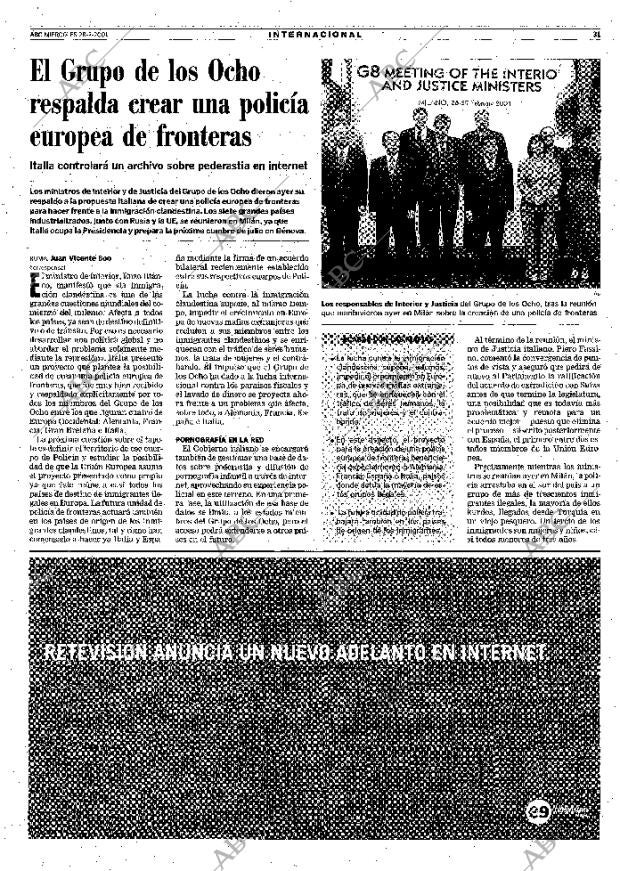 ABC MADRID 28-02-2001 página 31