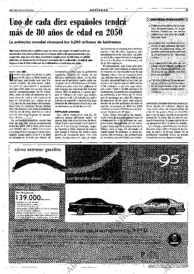 ABC MADRID 28-02-2001 página 41