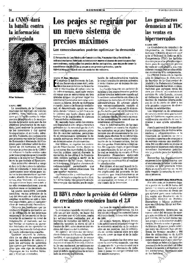 ABC MADRID 28-02-2001 página 54