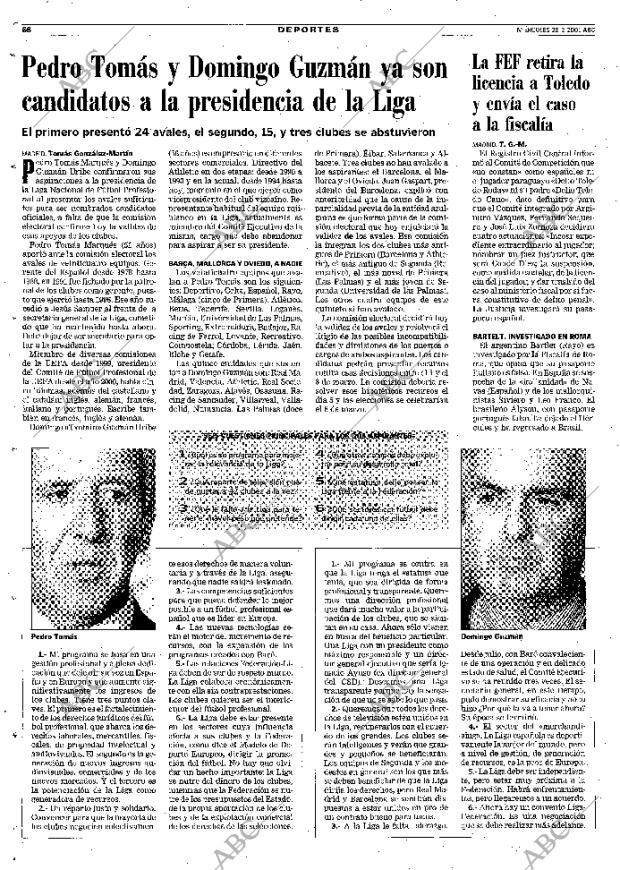 ABC MADRID 28-02-2001 página 68