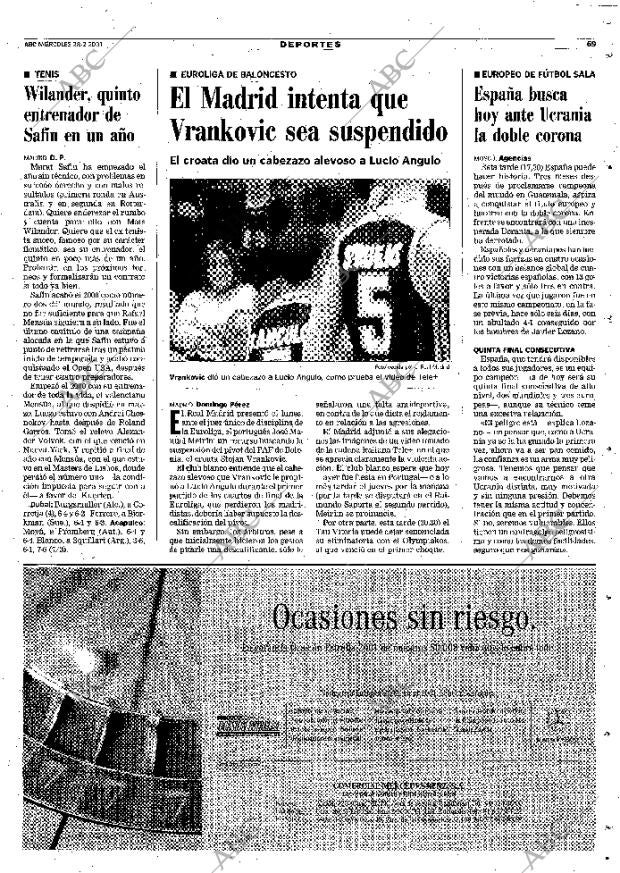 ABC MADRID 28-02-2001 página 69