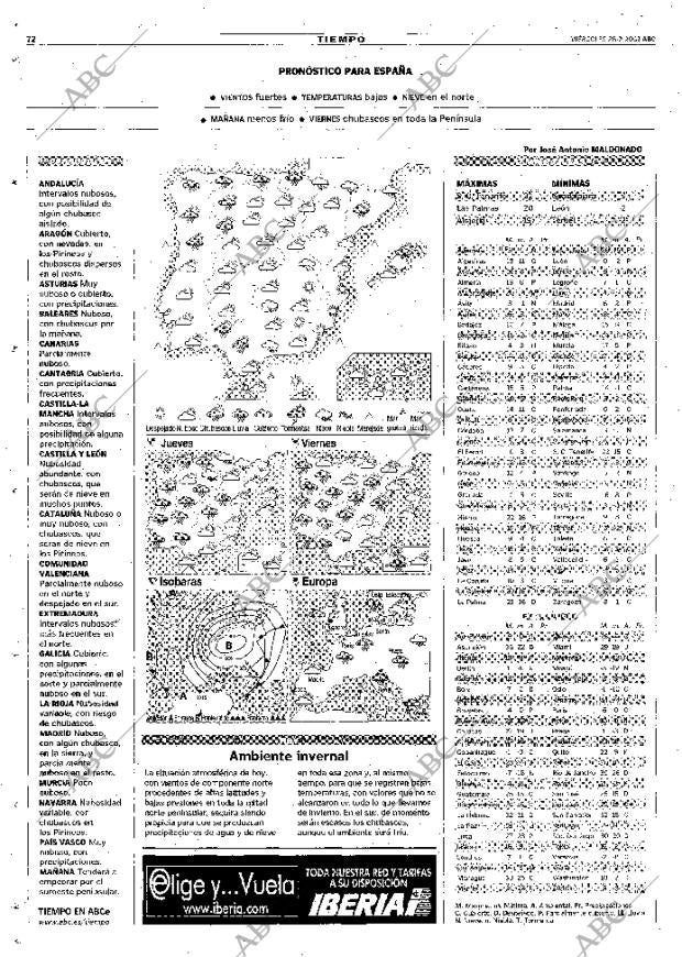 ABC MADRID 28-02-2001 página 72