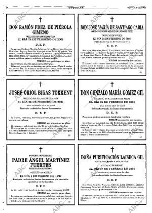 ABC MADRID 28-02-2001 página 74