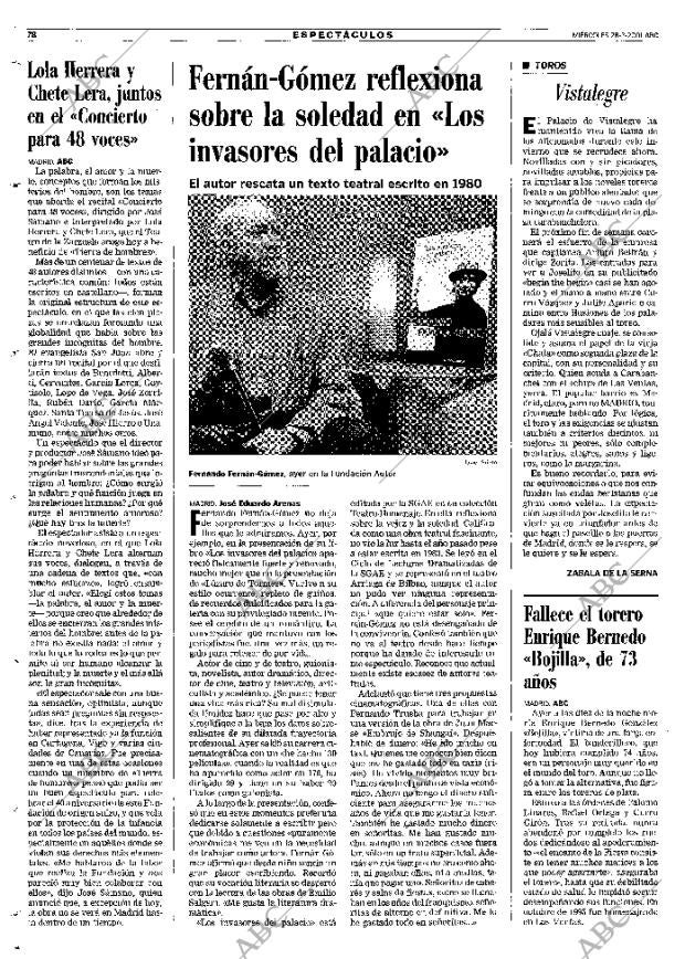 ABC MADRID 28-02-2001 página 78