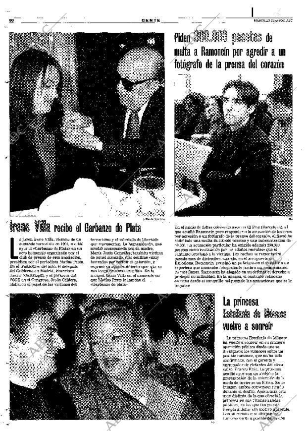 ABC MADRID 28-02-2001 página 80
