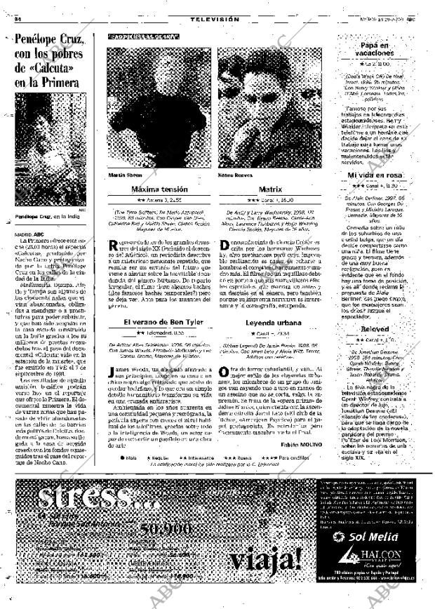 ABC MADRID 28-02-2001 página 84