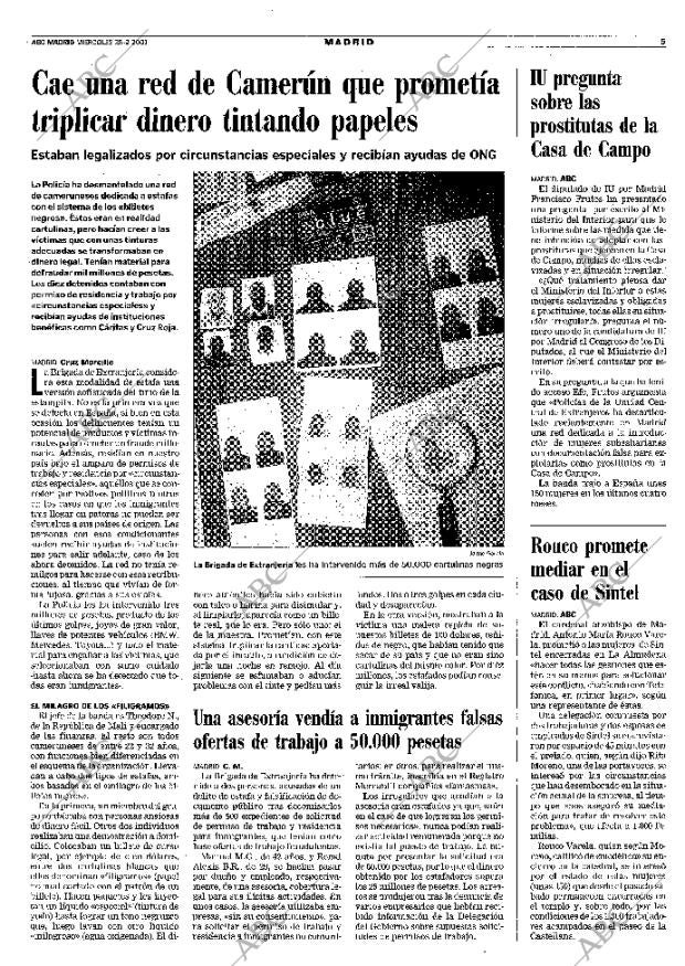 ABC MADRID 28-02-2001 página 93