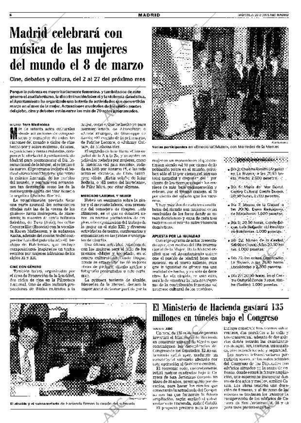 ABC MADRID 28-02-2001 página 96