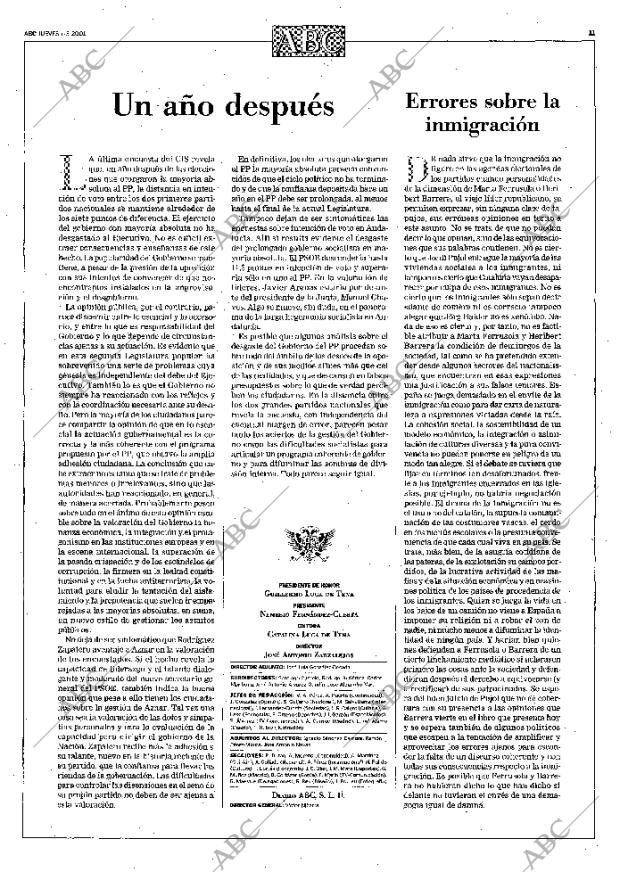 ABC MADRID 01-03-2001 página 11