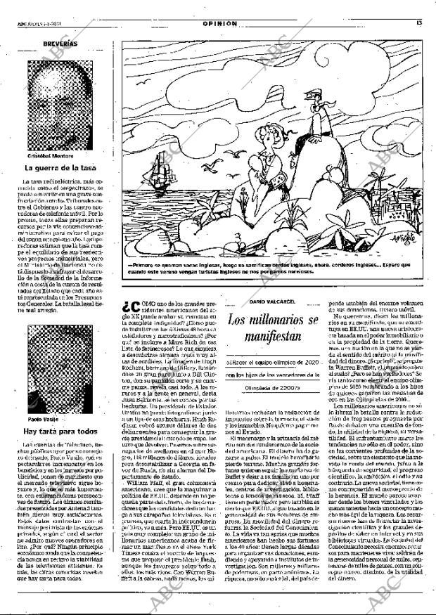 ABC MADRID 01-03-2001 página 13