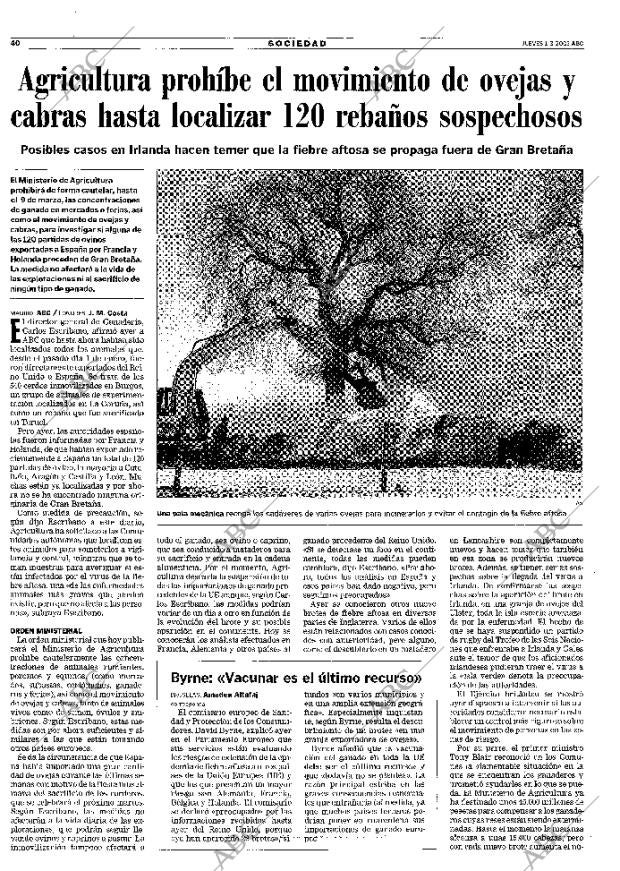 ABC MADRID 01-03-2001 página 40